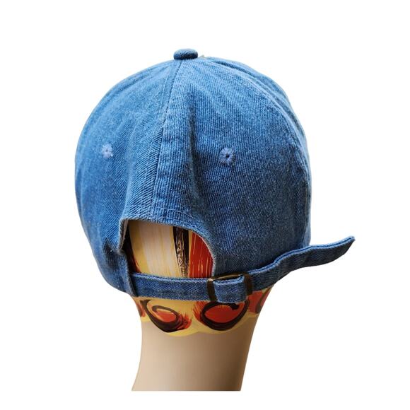 Vintage Turtle's in Love Denim Hat Cap Siesta Key Florida Adjustable Embroidered - Picture 7 of 7